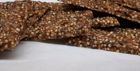 Quinoa & chia seed brittle